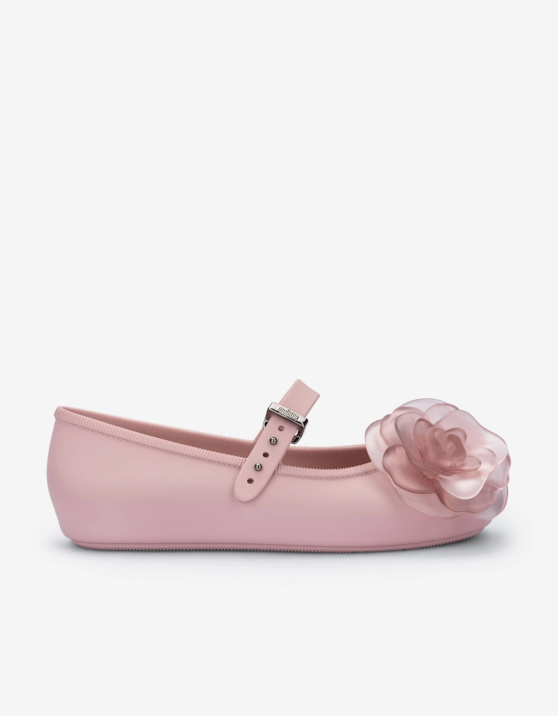 Mini Melissa Girls Pink 'S Soft Petals Ballerinas In - Size: 7 Kids