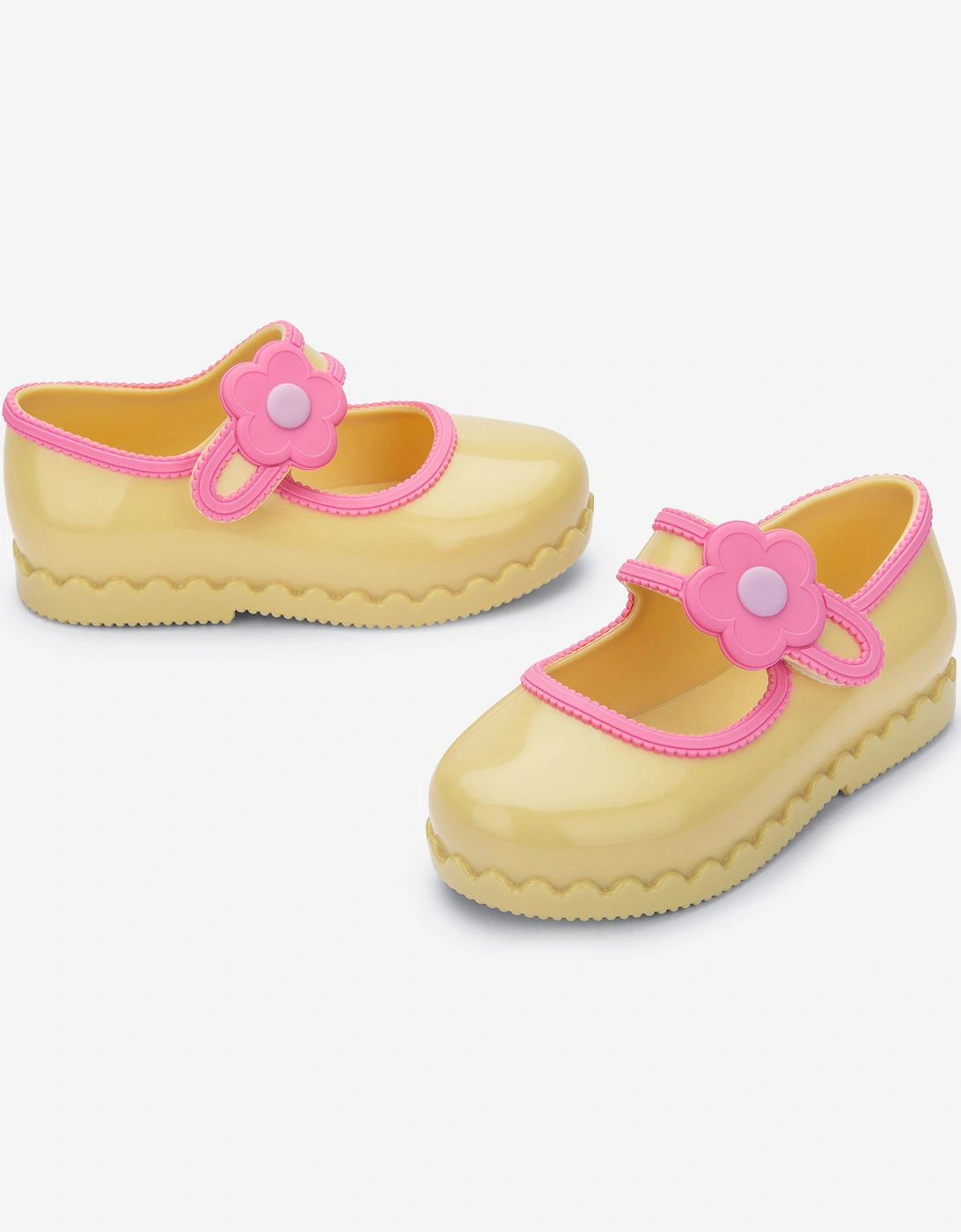 Girls Hip Ballerina Shoes in Yellow