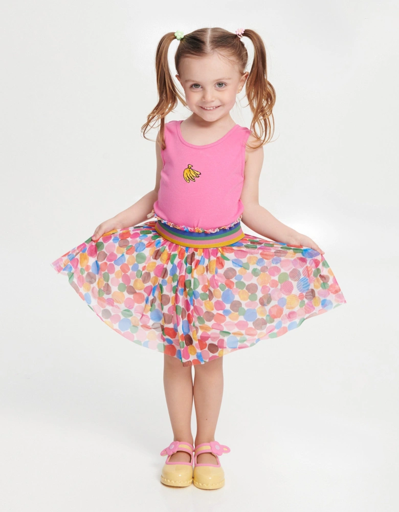 Girls Hip Ballerina Shoes in Yellow