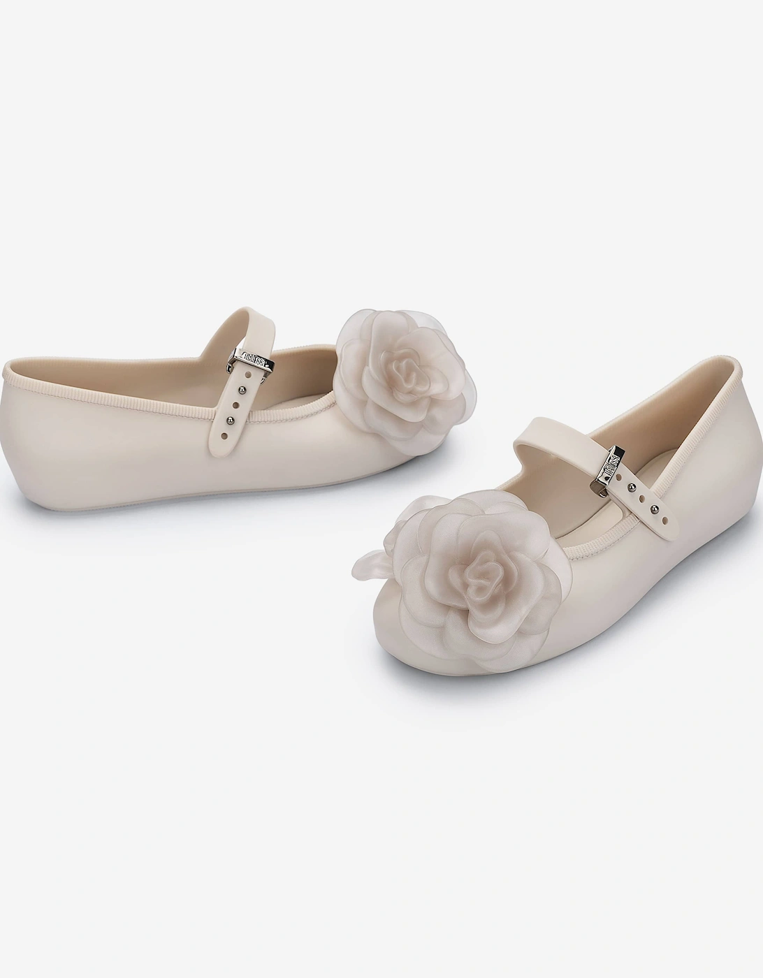 Girls Soft Petals Ballerinas in Beige
