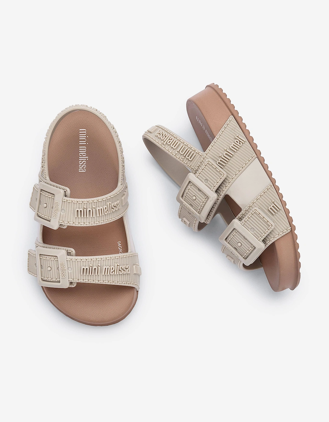 Girls Cozy M Lover Sandals in Beige