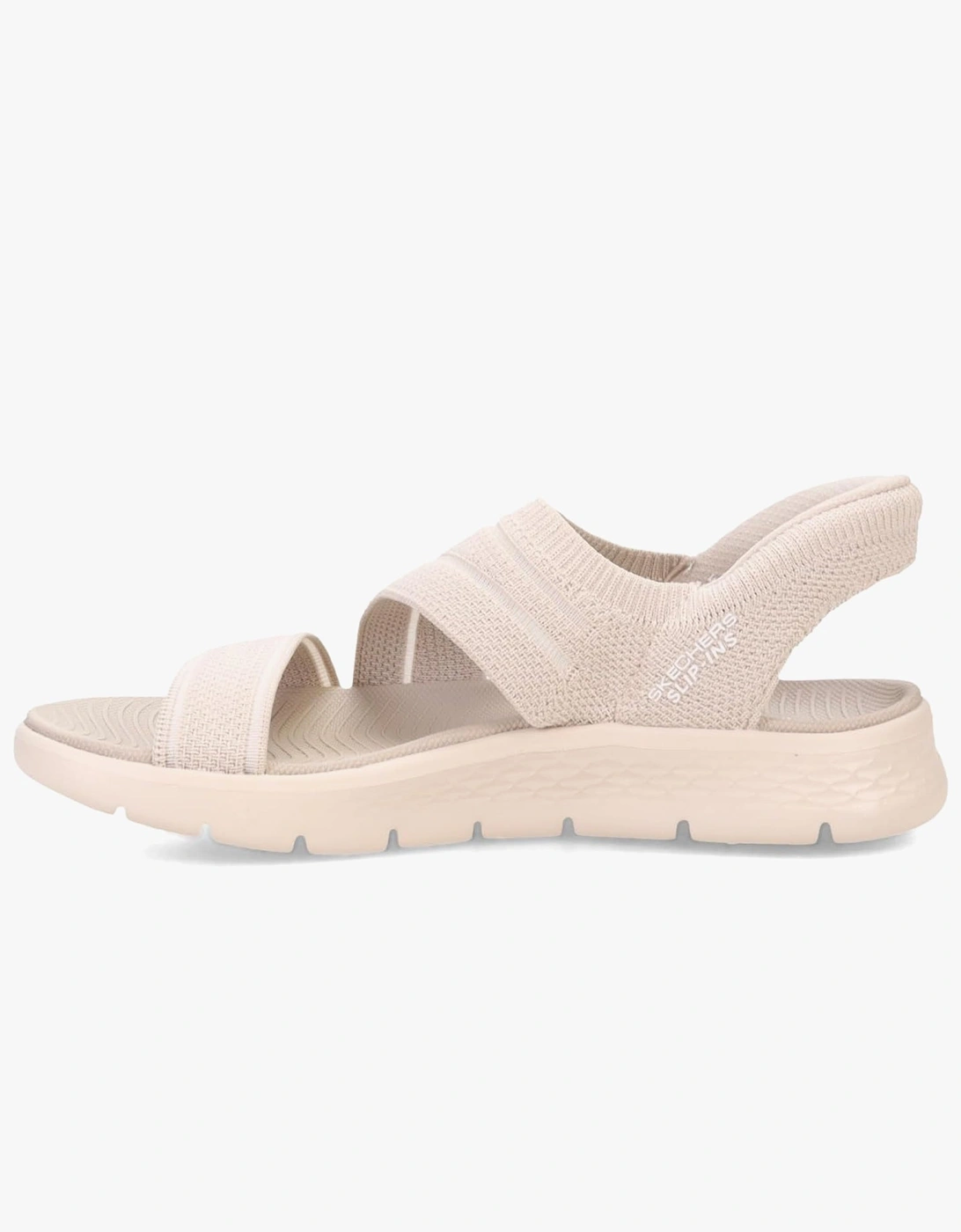 Skechers 141482/NAT GO WALK FLEX SANDAL - ENTICING Womens Sandals Natural/Purple