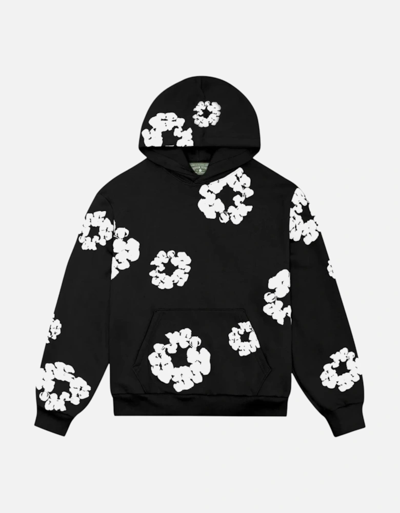 The Cotton Wreath Black Hoodie