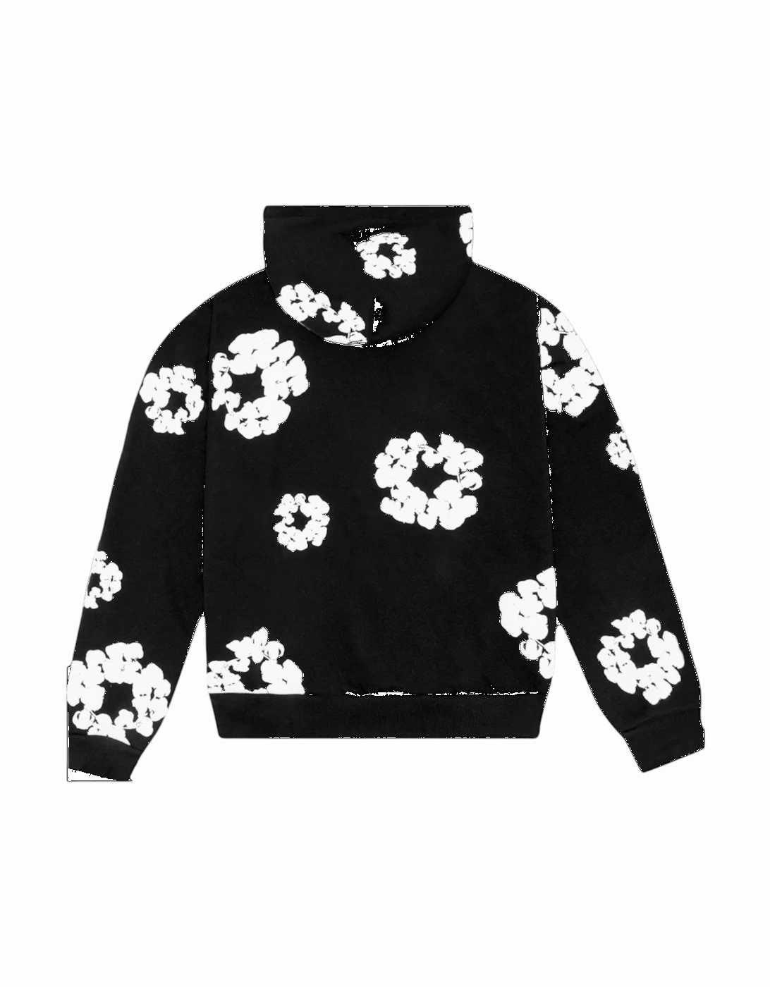 The Cotton Wreath Black Hoodie
