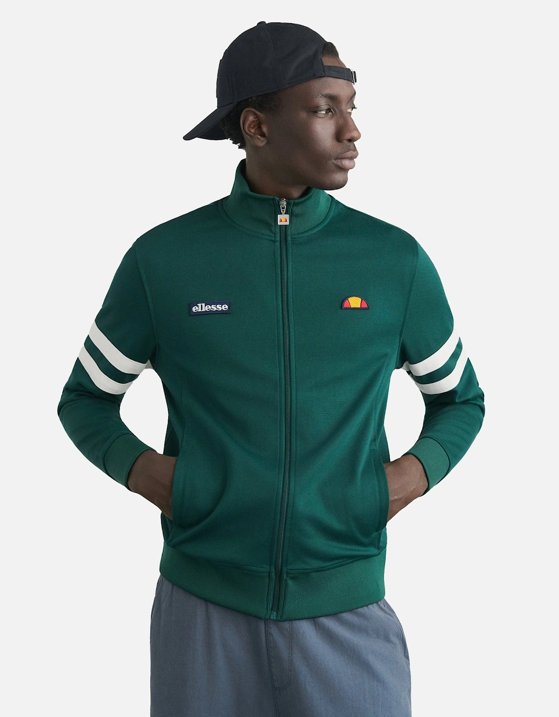 Roma Track Top Jacket Dark Green