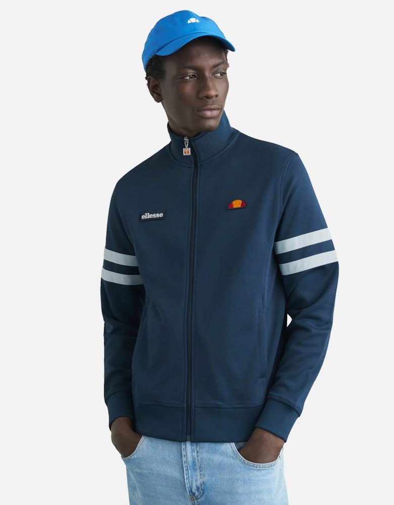 Roma Track Top Jacket Navy/Light Blue