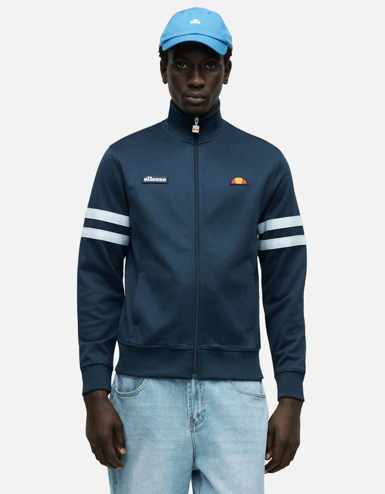 Roma Track Top Jacket Navy/Light Blue