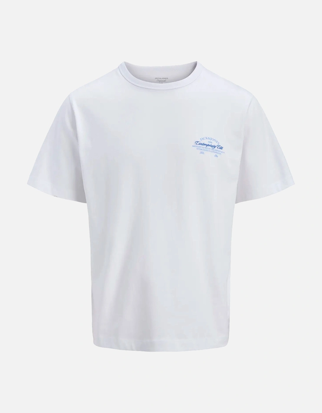 Jornantucket Script chest tee BRIGHT WHITE, 2 of 1