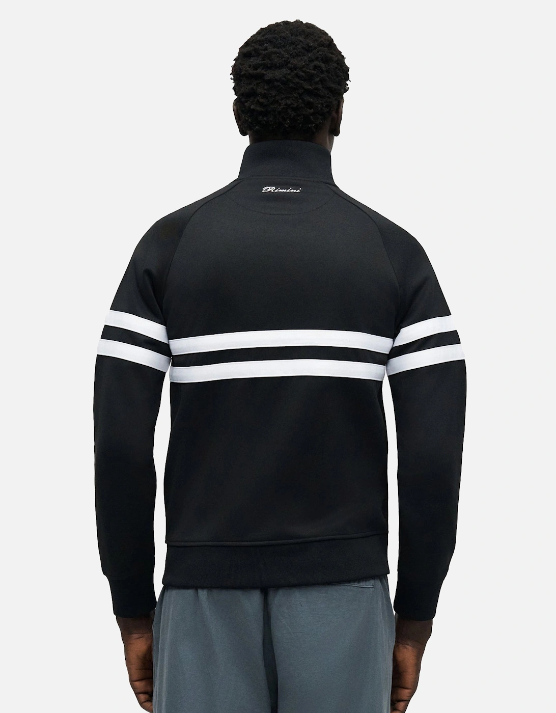 Rimini Track Top Jacket Black/White