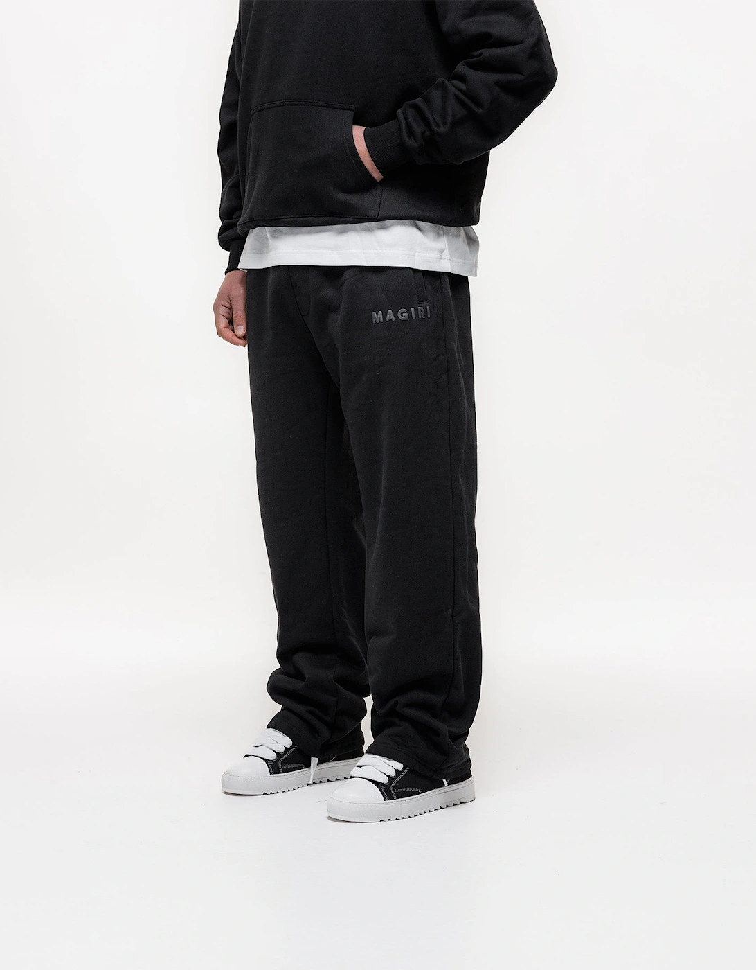 Magiri Core Puff Printed Joggers in Black