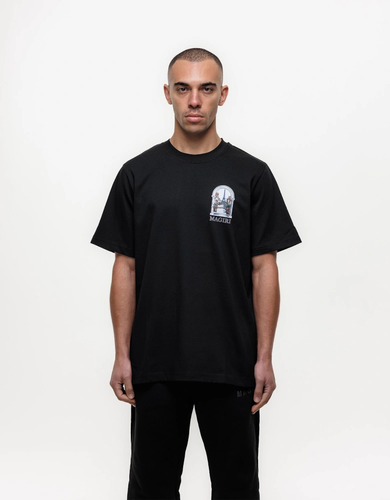 Archway Printed T-Shirt in Black