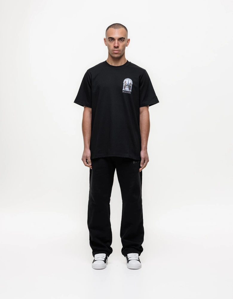 Archway Printed T-Shirt in Black