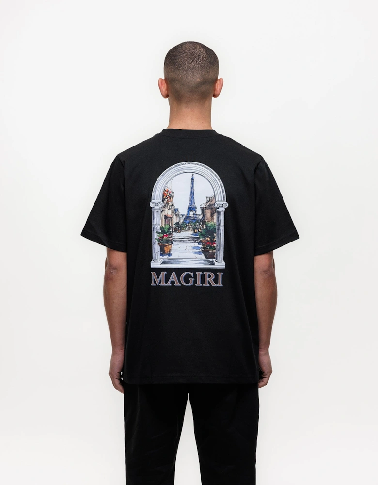 Archway Printed T-Shirt in Black