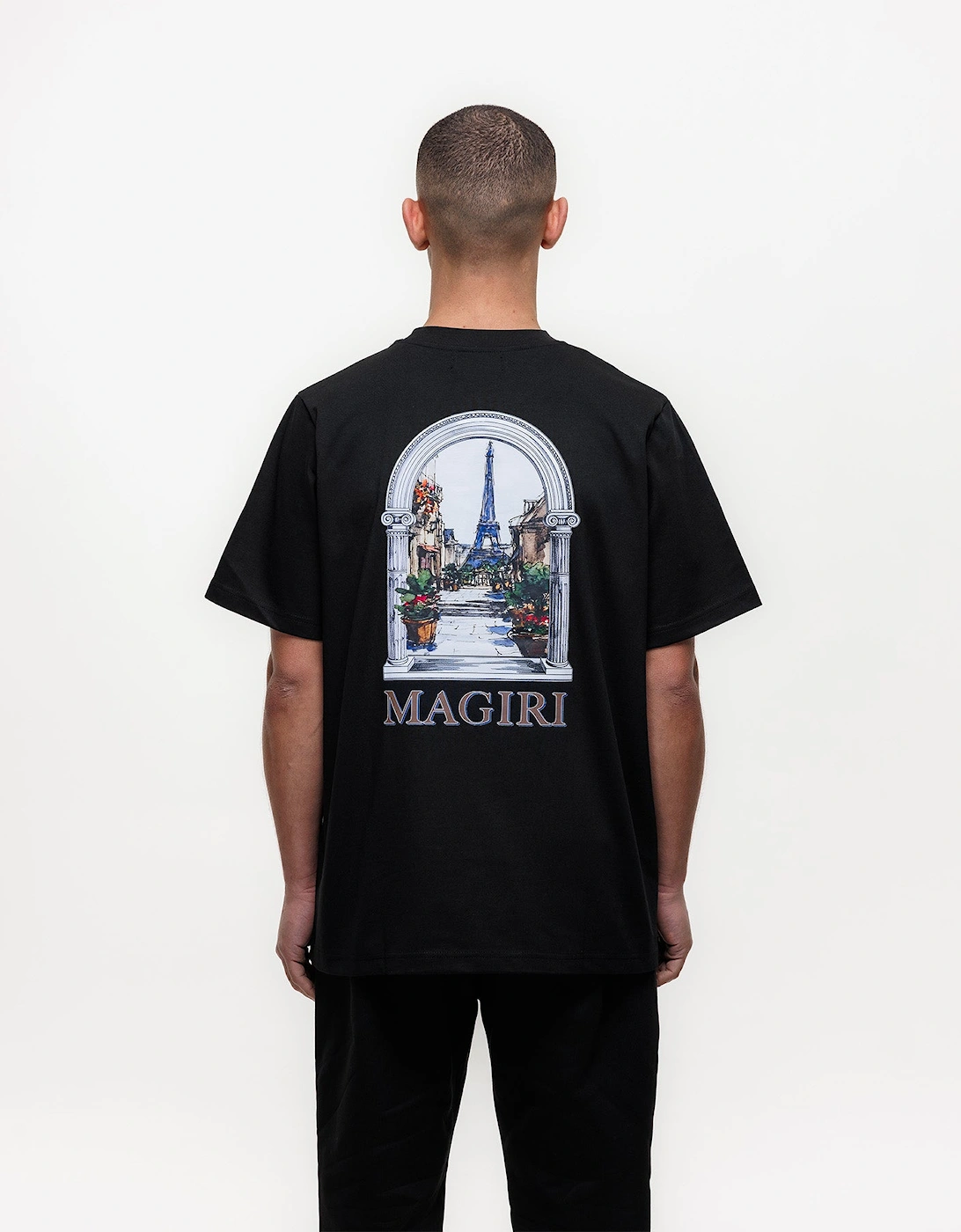 Archway Printed T-Shirt in Black