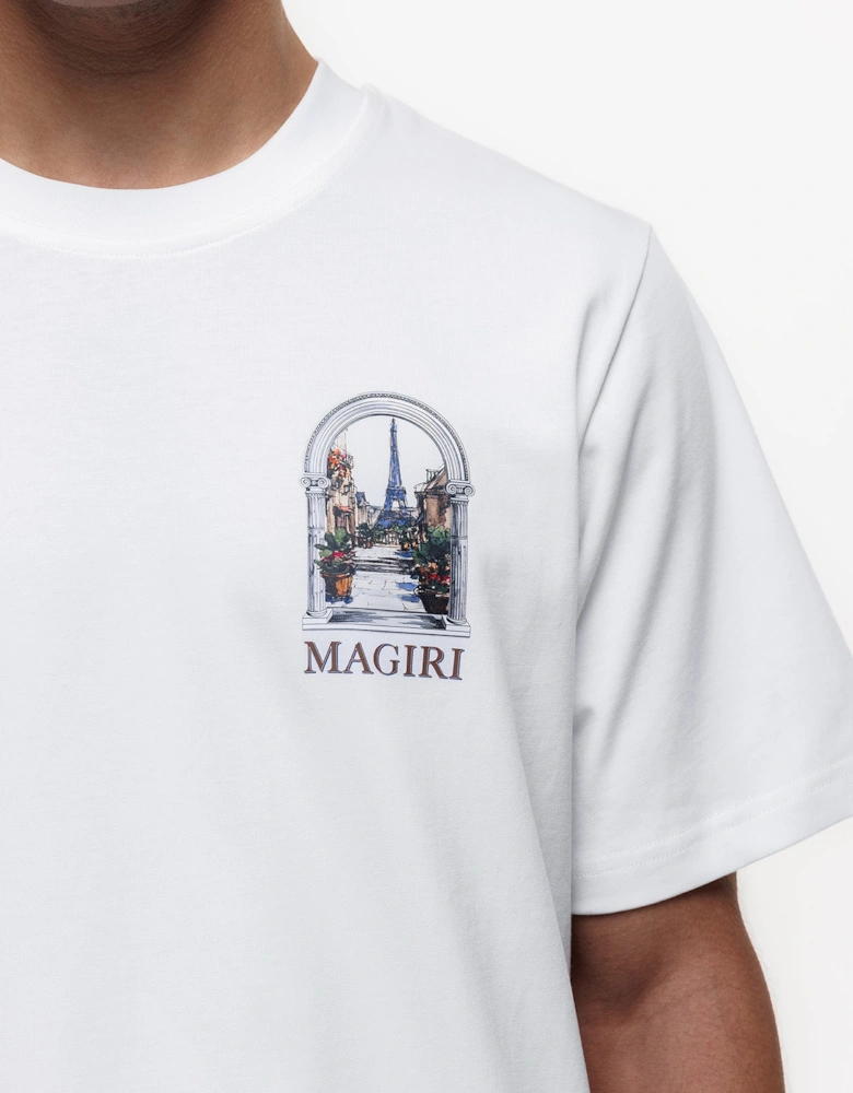 Magiri Archway Printed T-Shirt in White