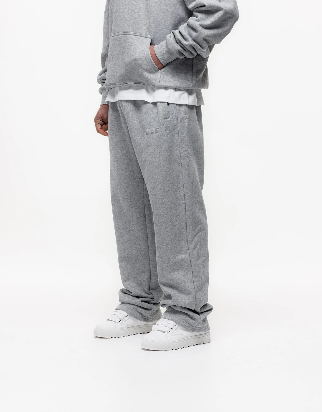 Magiri Core Puff Printed Joggers in Grey
