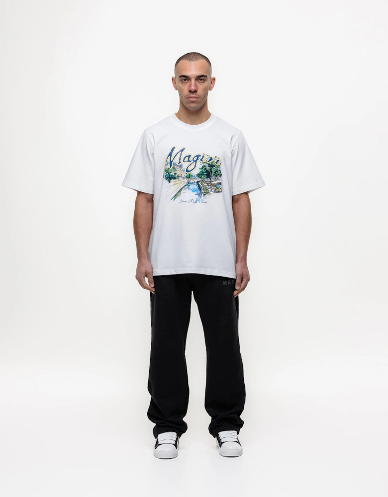 Magiri Seine River Printed T-Shirt in White