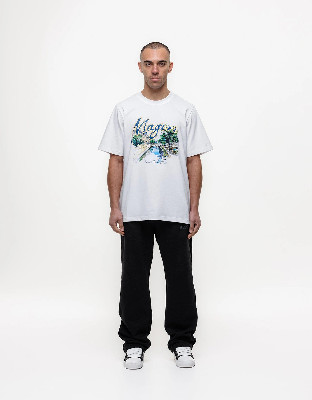 Magiri Seine River Printed T-Shirt in White