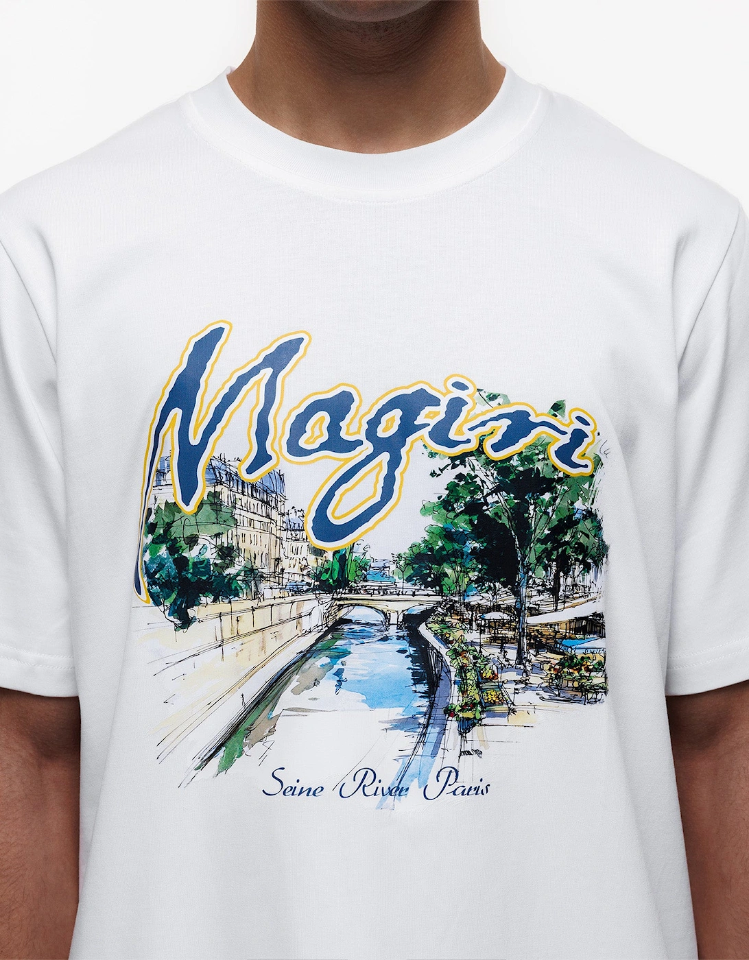Magiri Seine River Printed T-Shirt in White