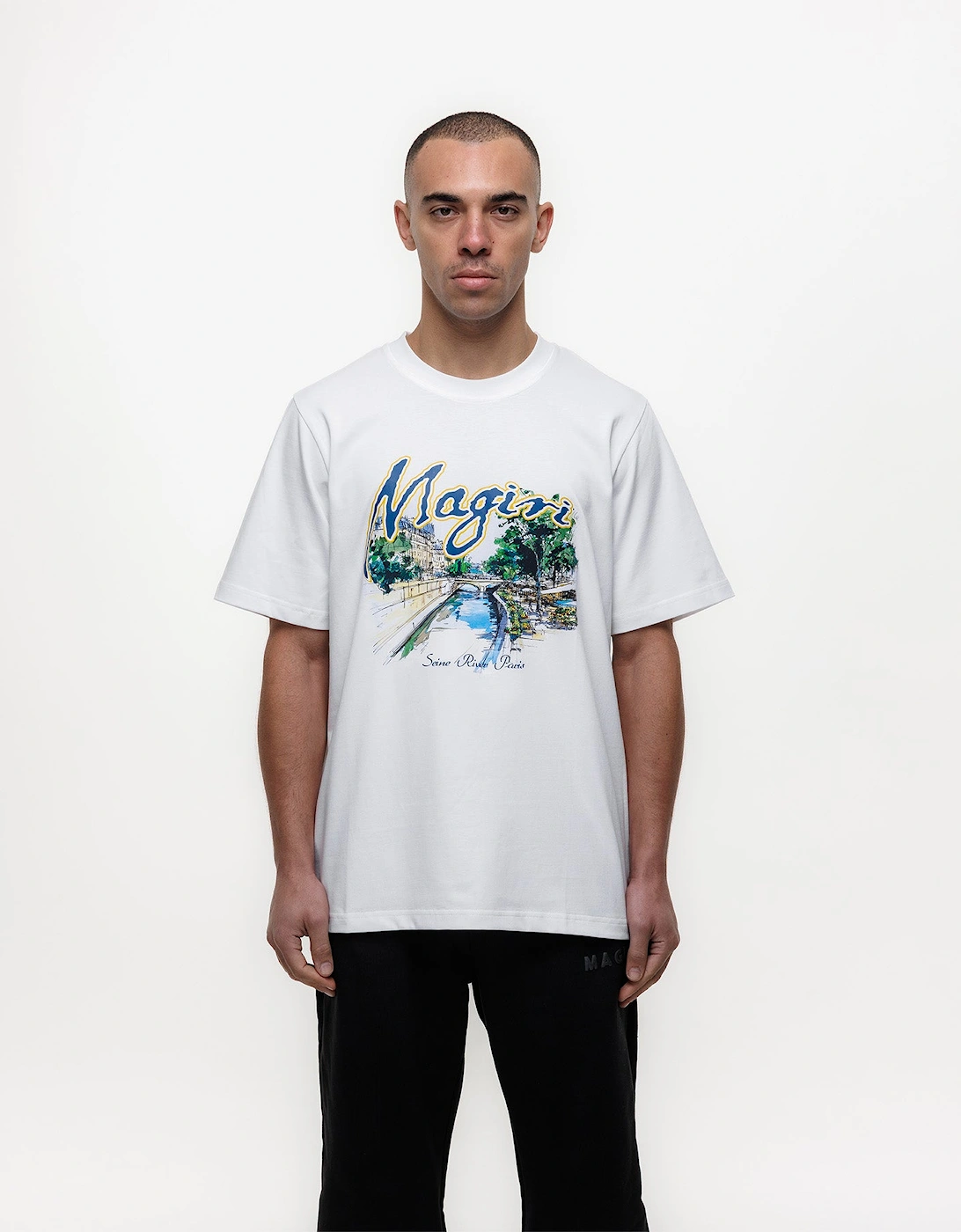 Magiri Seine River Printed T-Shirt in White