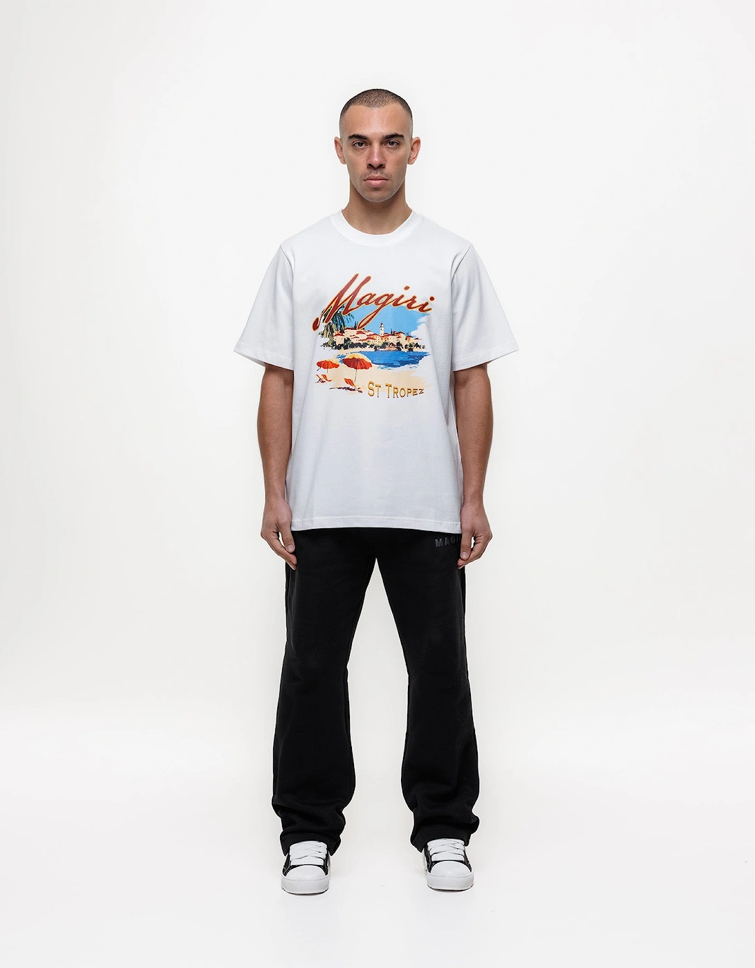 Magiri St. Tropez Printed T-Shirt in White