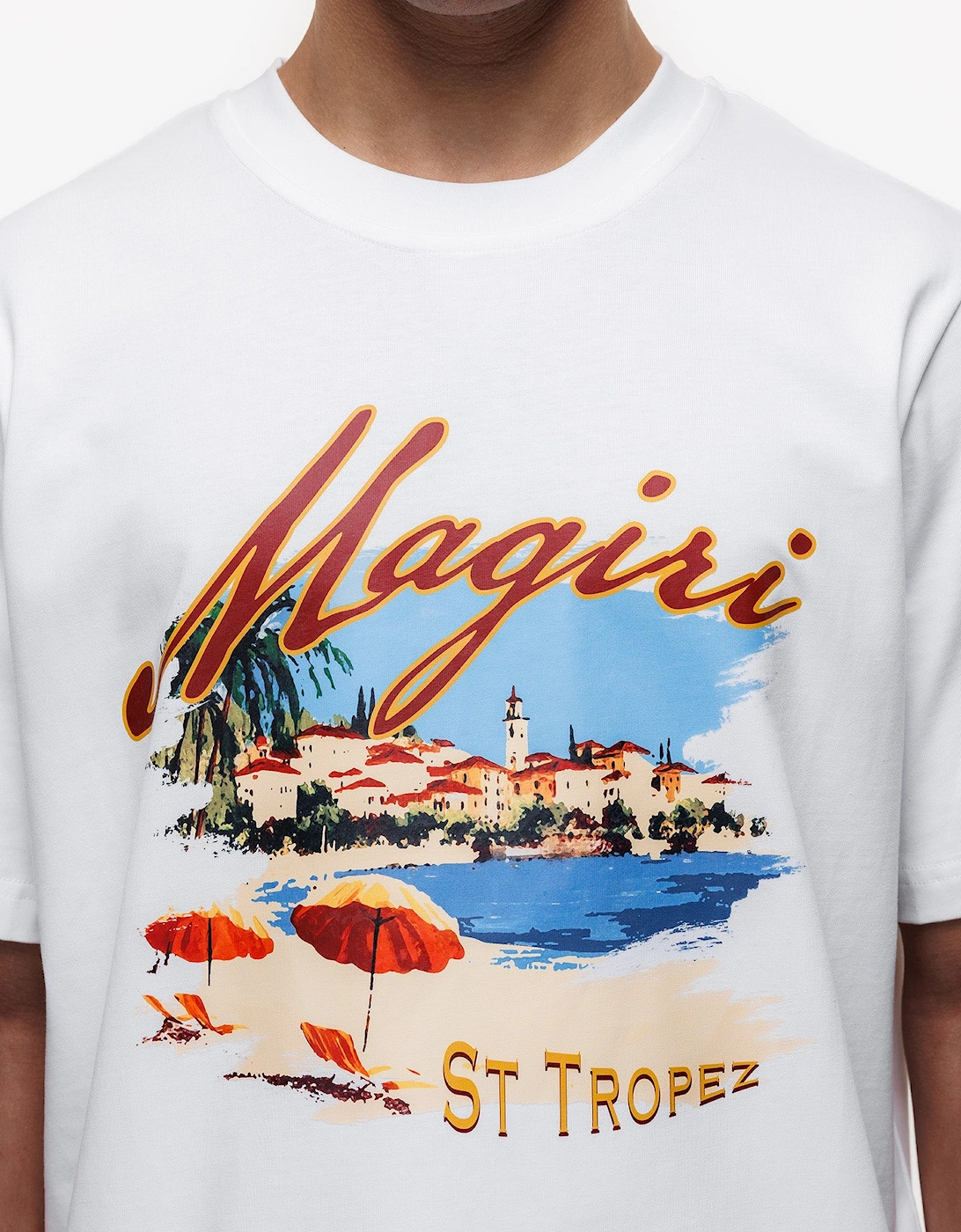 Magiri St. Tropez Printed T-Shirt in White