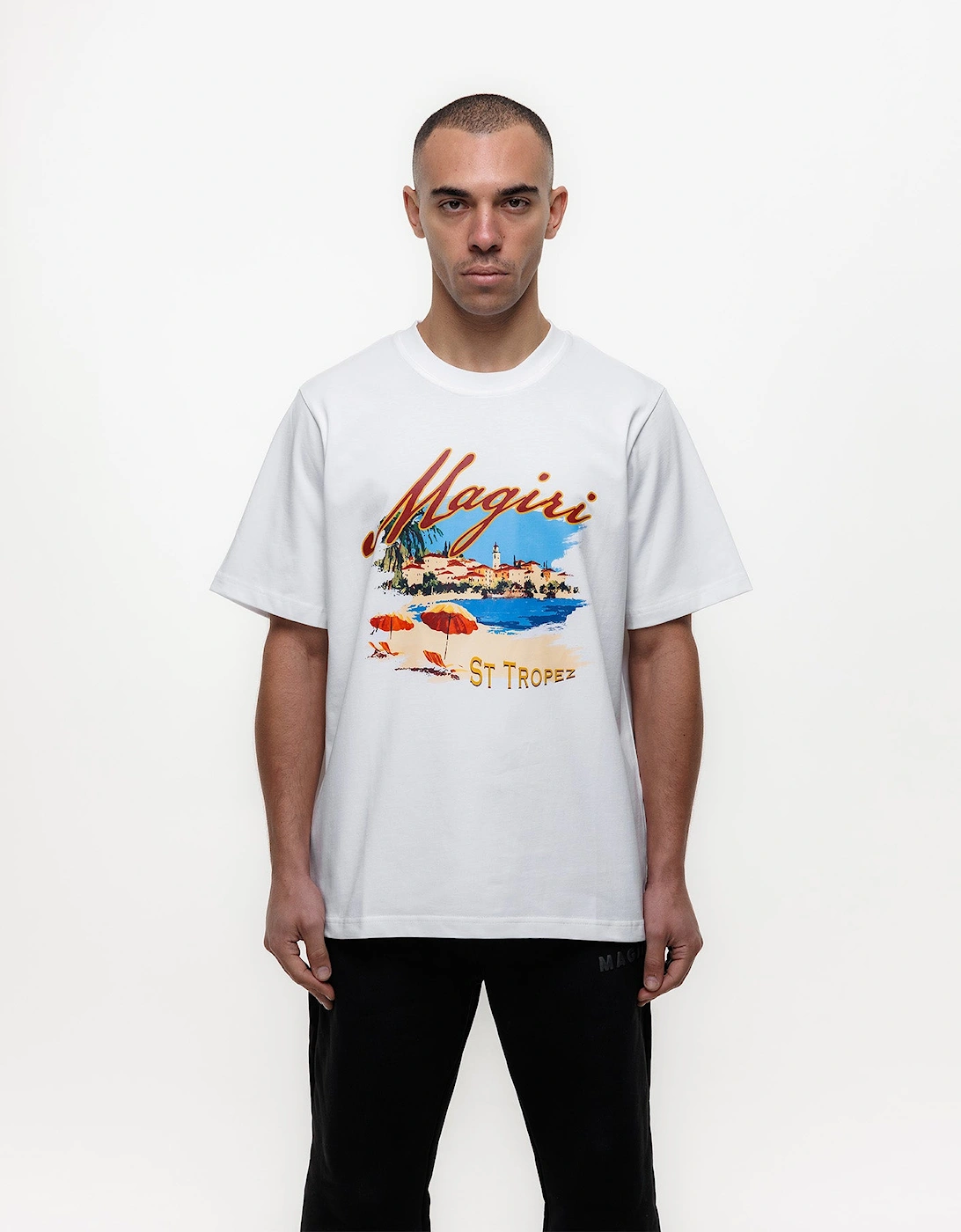 Magiri St. Tropez Printed T-Shirt in White