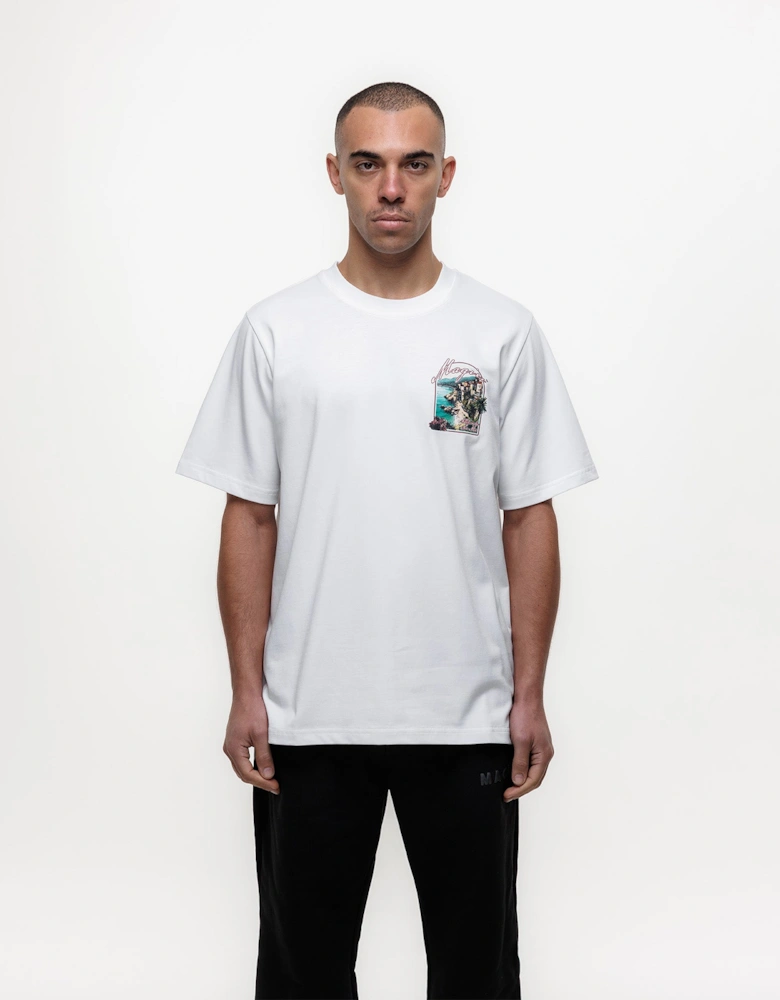 Magiri Sur Mur Printed T-Shirt in White