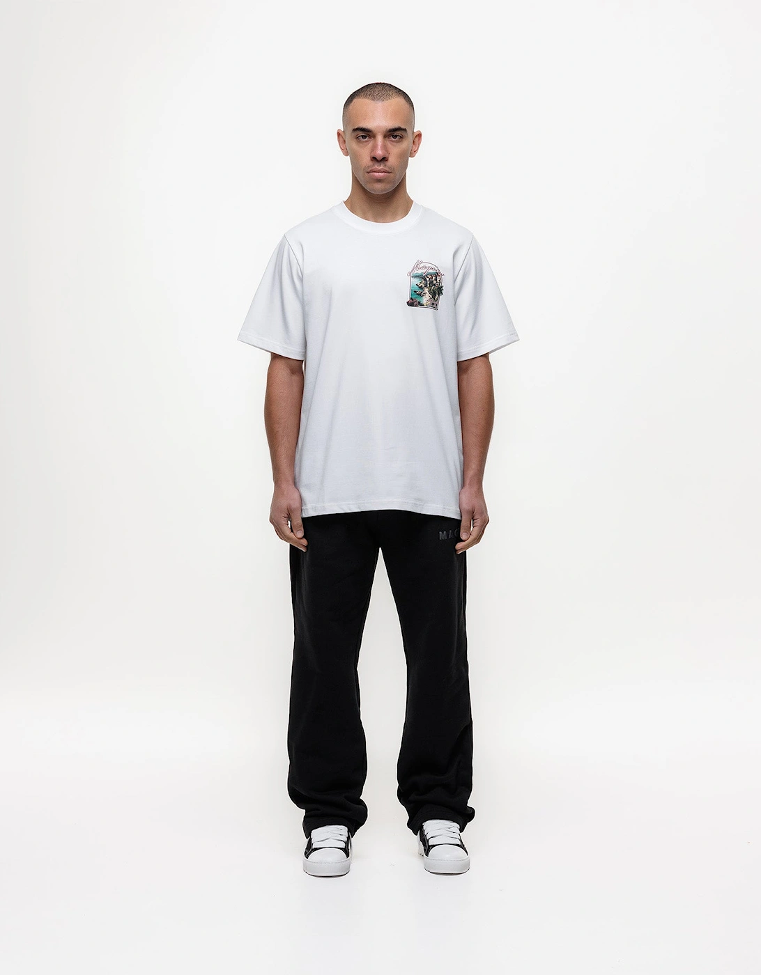 Magiri Sur Mur Printed T-Shirt in White