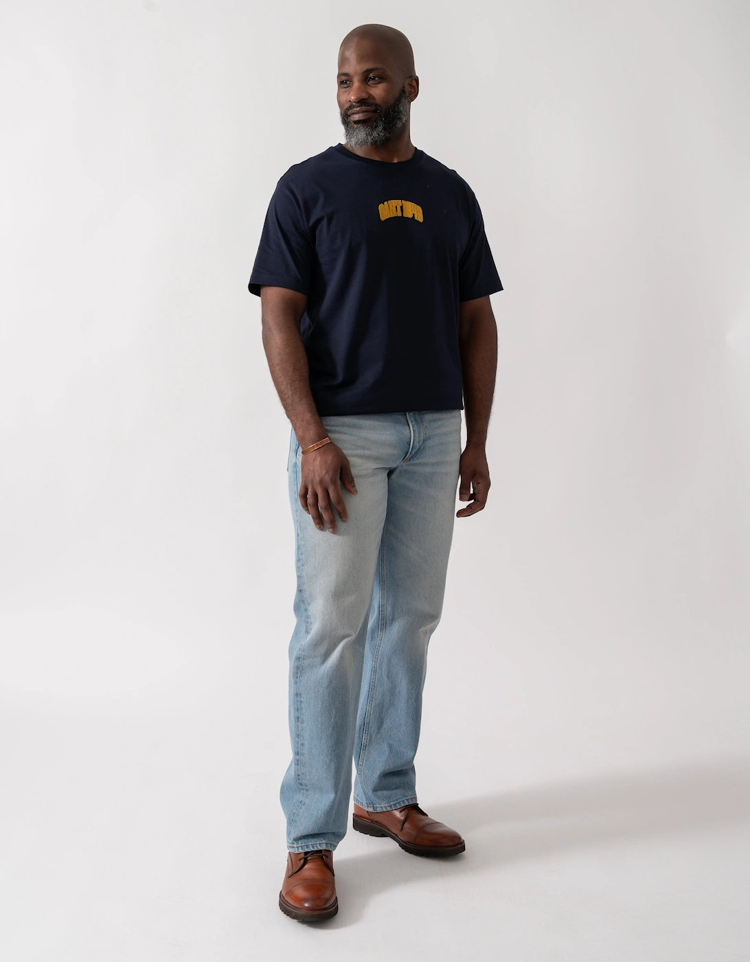 GANT Mens 1949 Graphic Short Sleeve T-Shirt - 433 Evening Blue