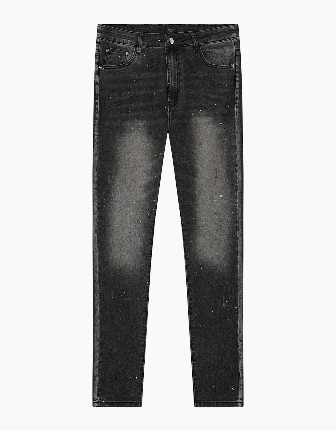 Magiri Men's Black Ombre Slim Jeans In - Size: 32/34