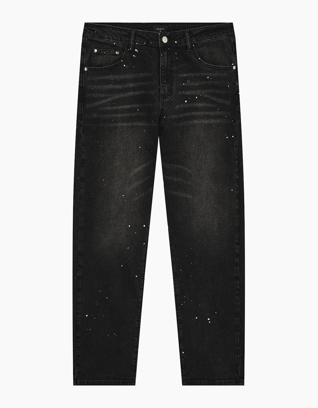 Magiri Men's Black Core Painted Straight Jeans In - Size: 30/32