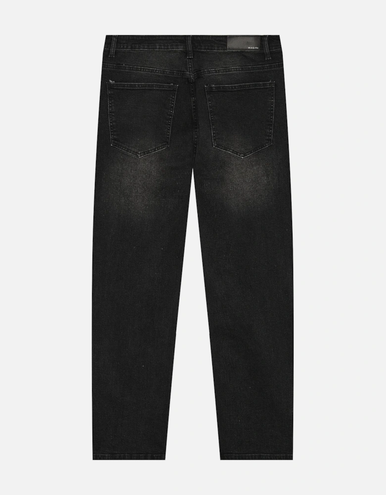 Core Straight Jeans in Black