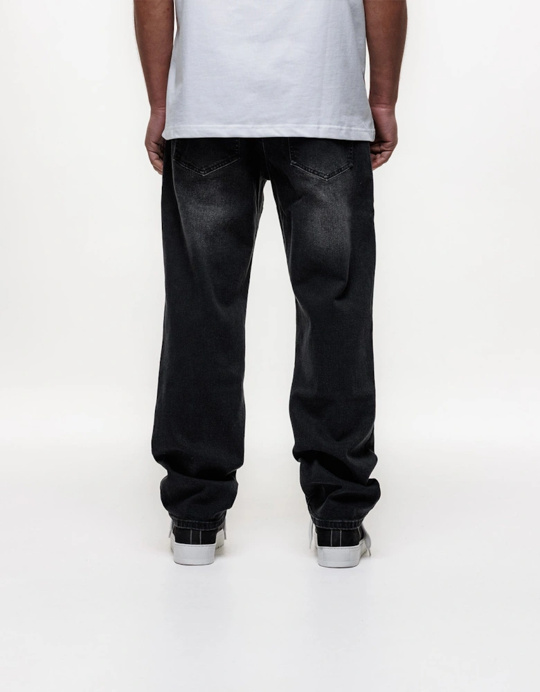 Core Straight Jeans in Black