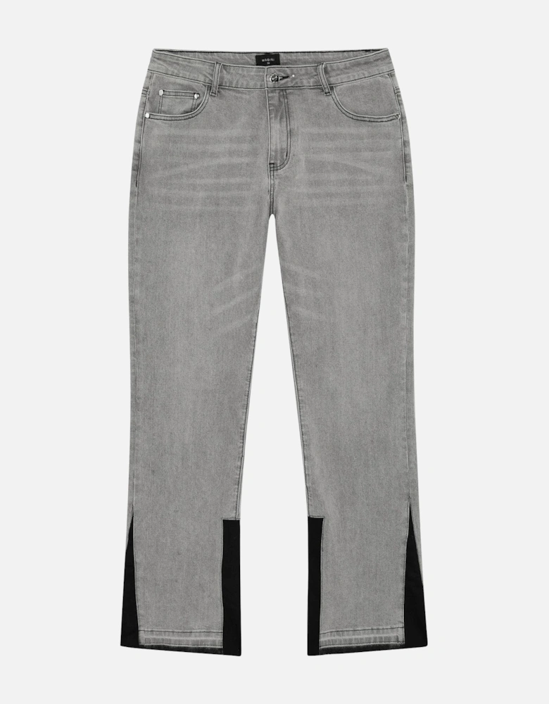 Pierre Flared Jeans in Grey