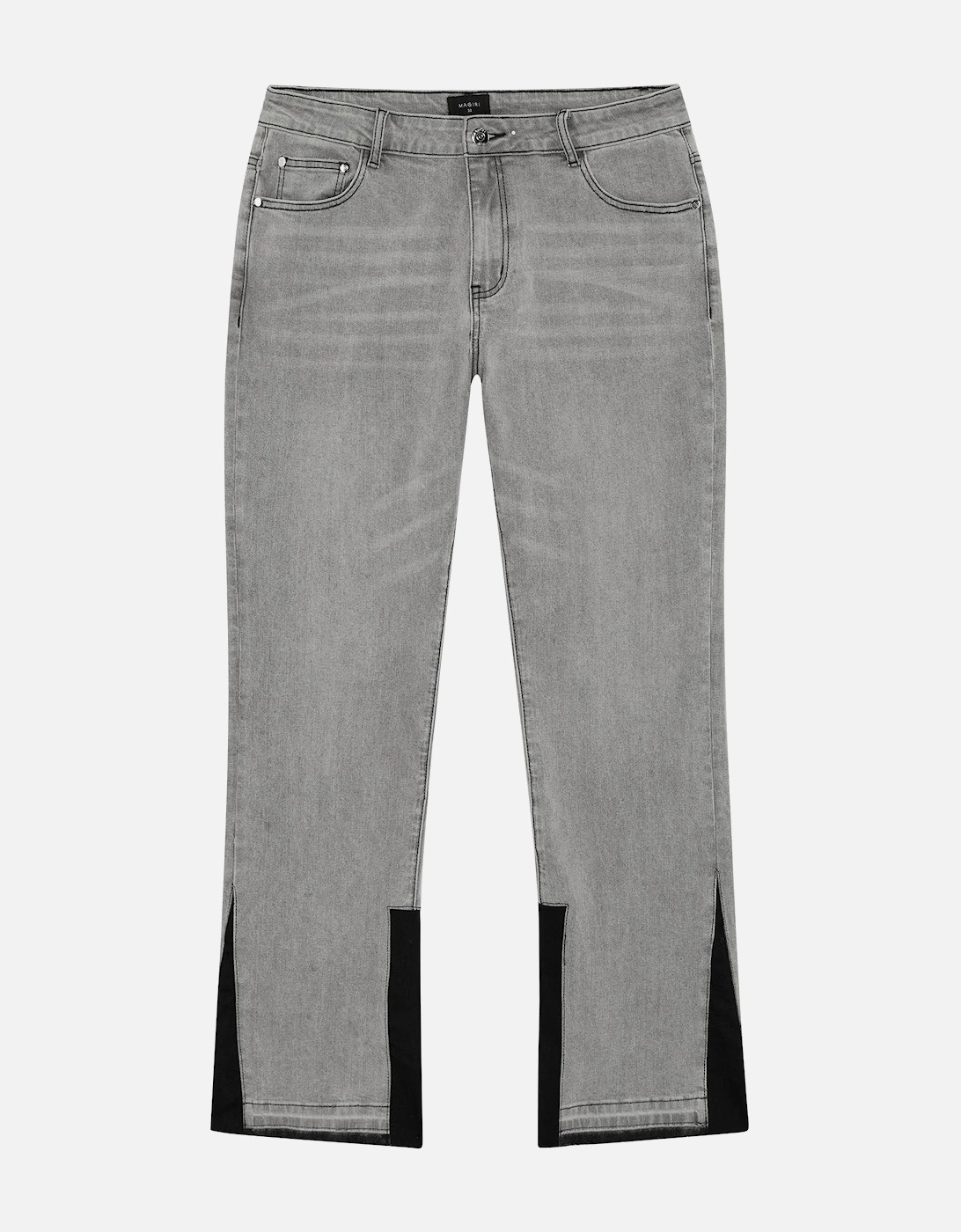 Pierre Flared Jeans in Grey, 7 of 6