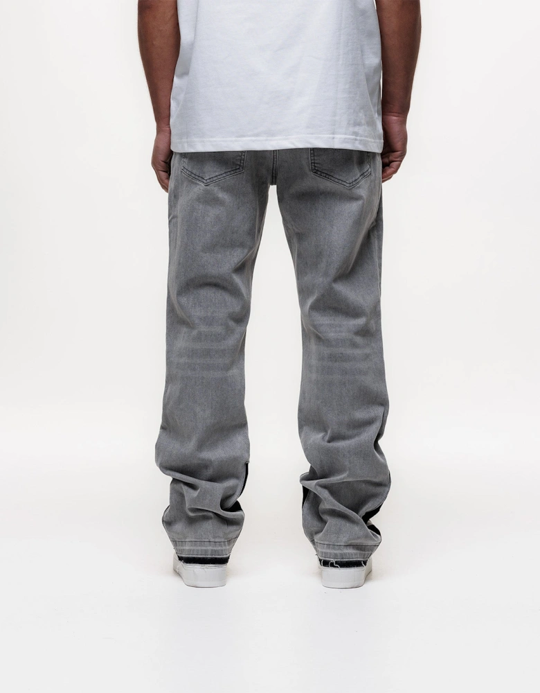 Pierre Flared Jeans in Grey