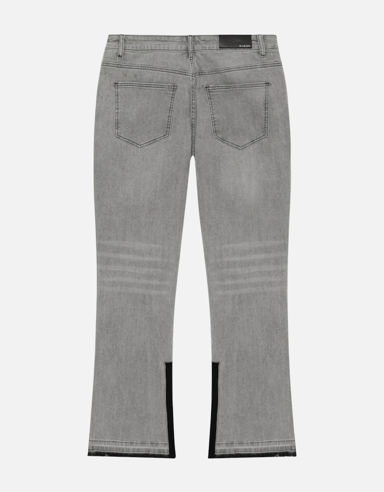 Pierre Flared Jeans in Grey