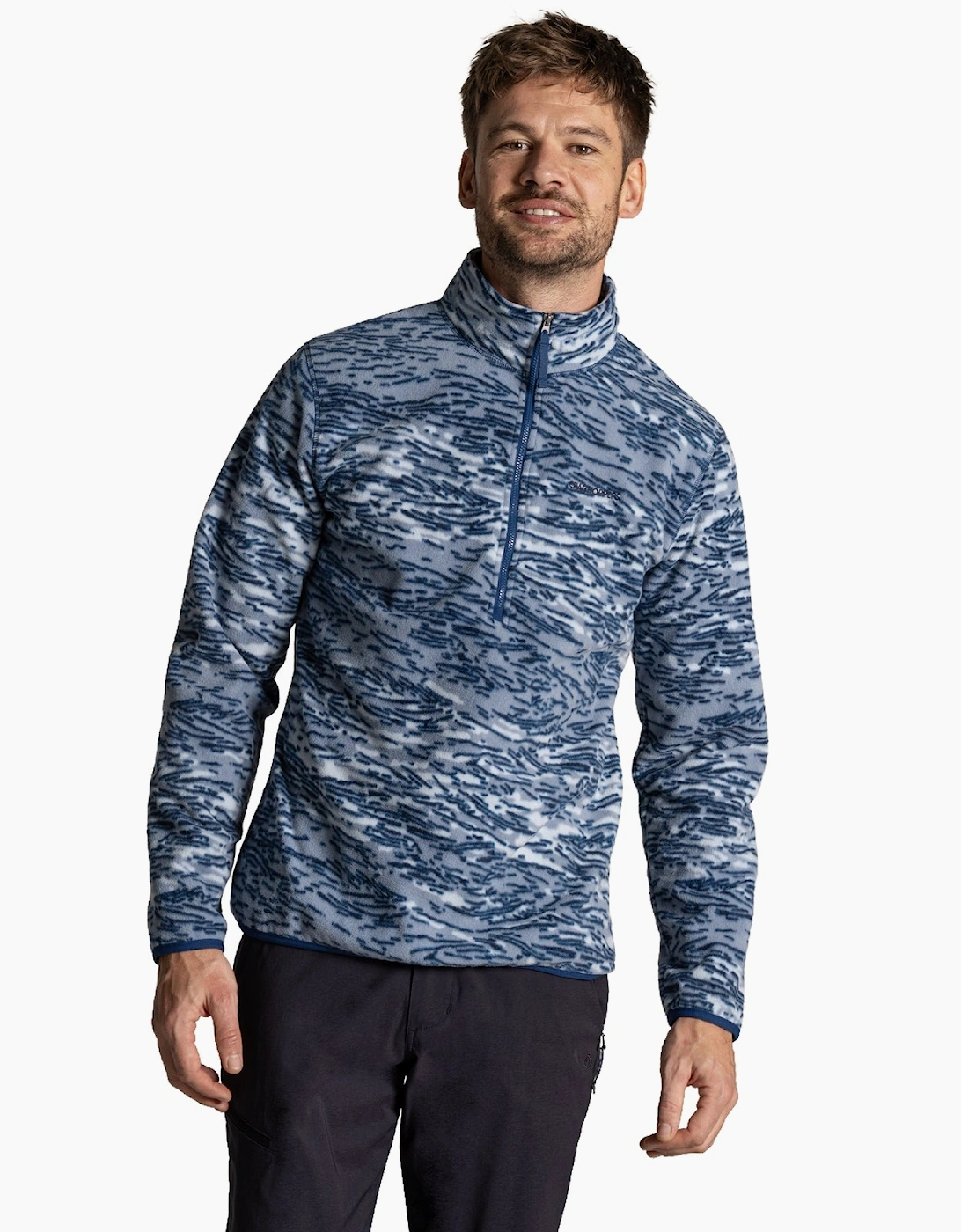 Mens National Trust Irt Half Zip Fleece, 2 of 1