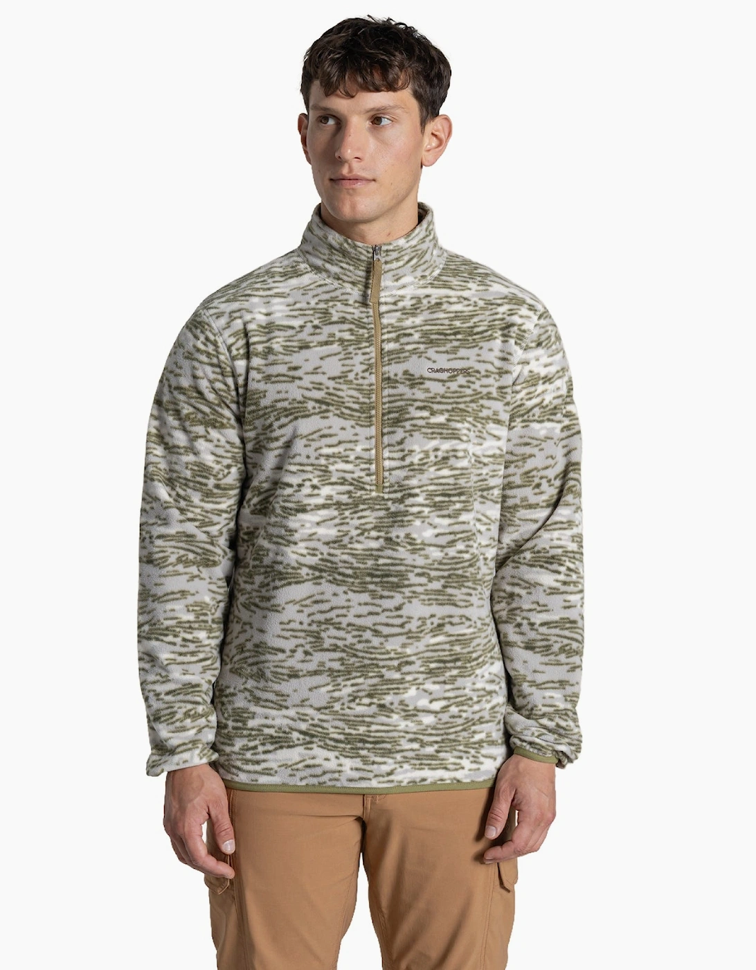 Craghoppers Men's Cardamon Print National Trust Irt Half Zip Fleece  S