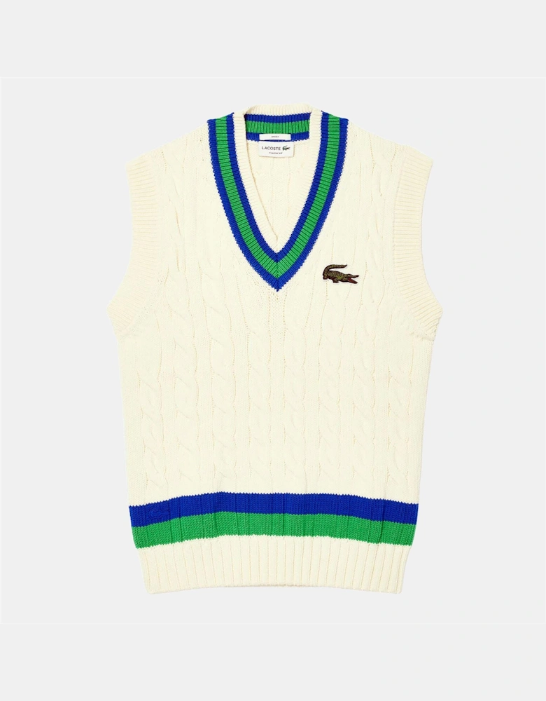 Cable Knit Sweater Vest