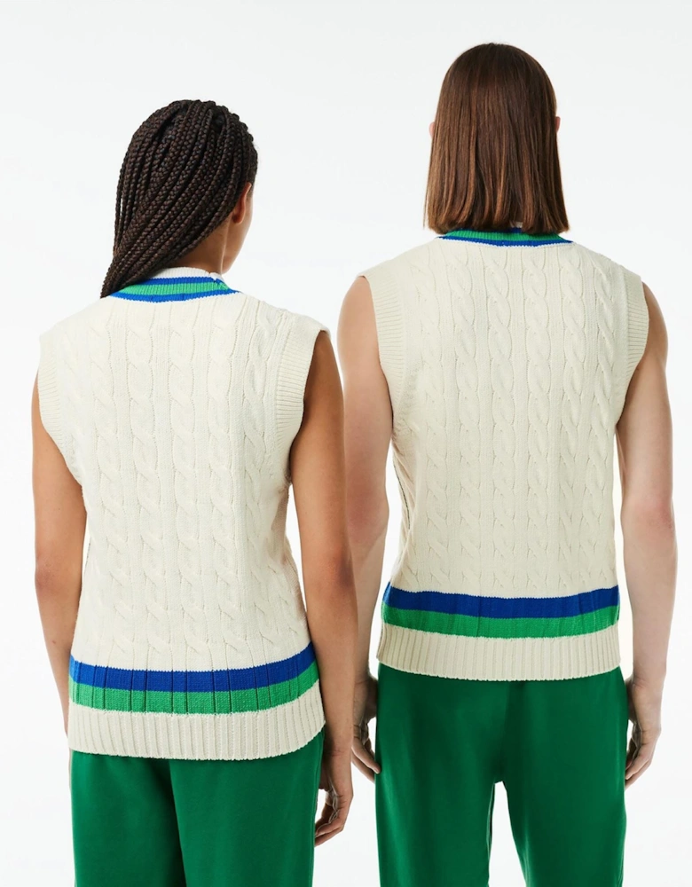 Cable Knit Sweater Vest
