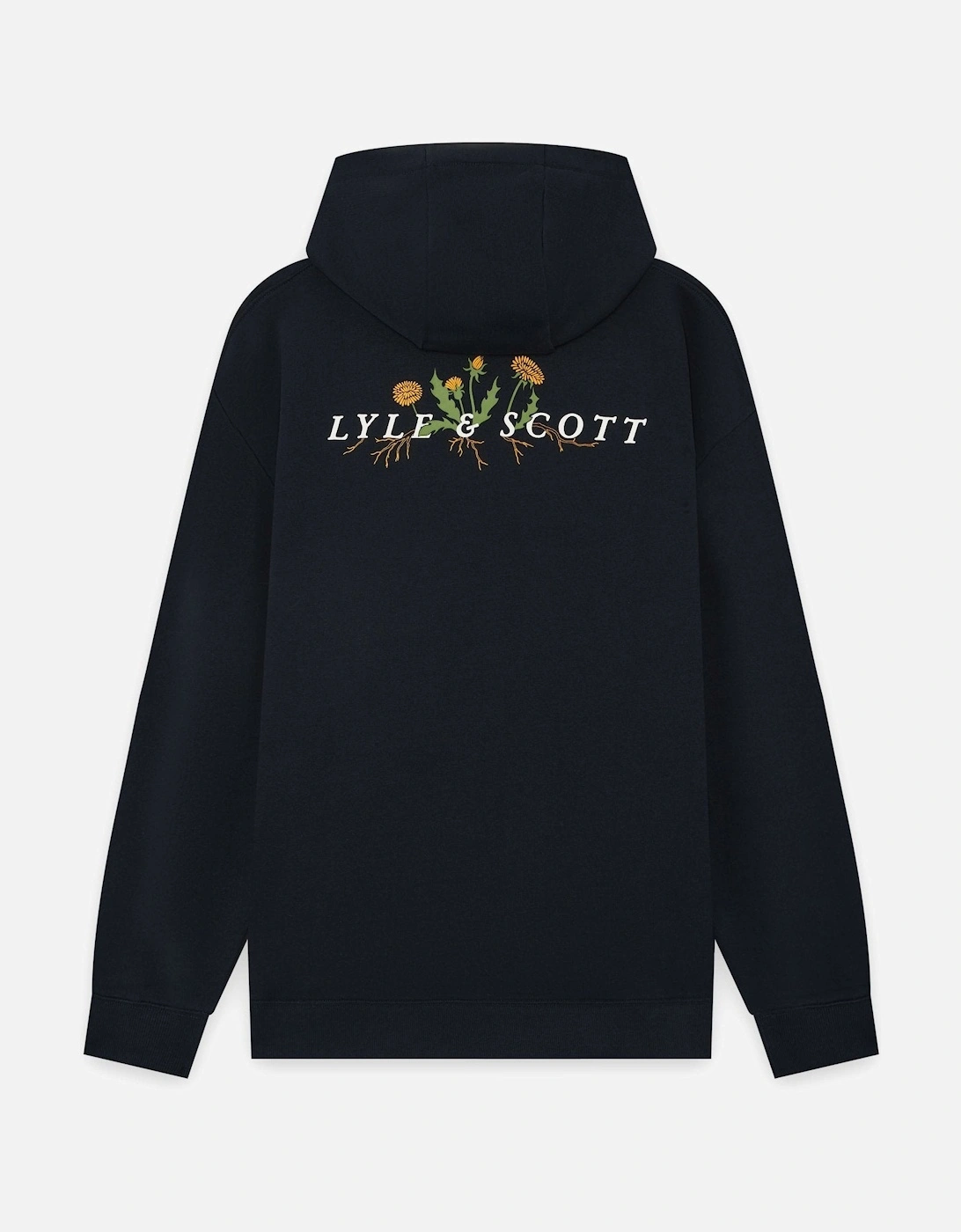 Botanical Graphic Cotton Hoodie