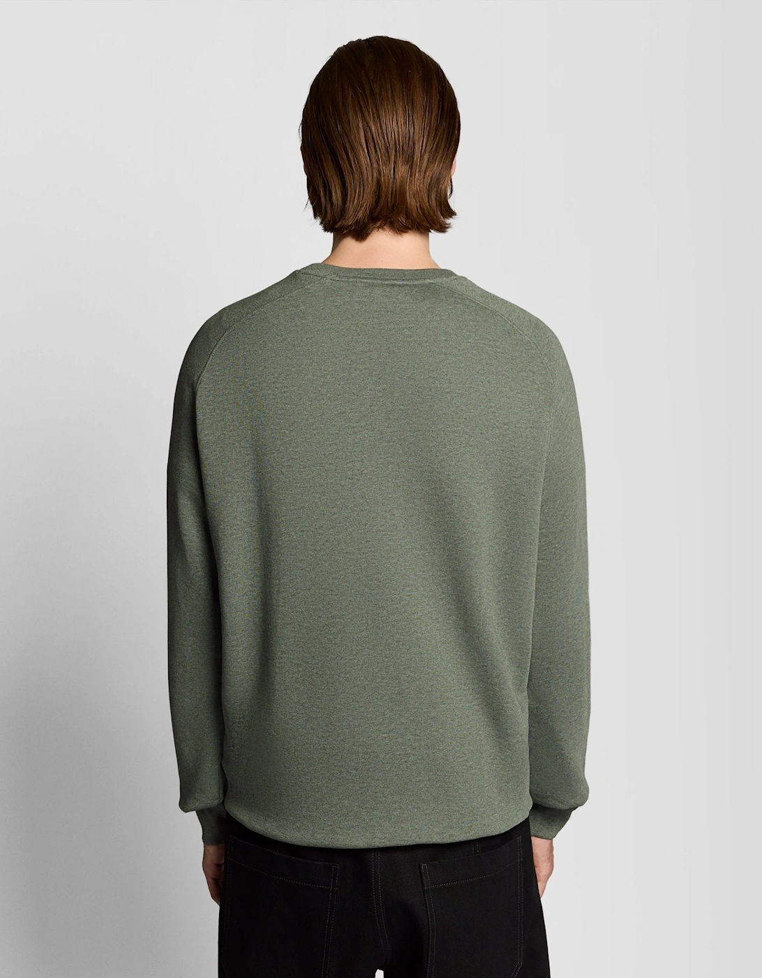 Cotton Marl Raglan Sweatshirt