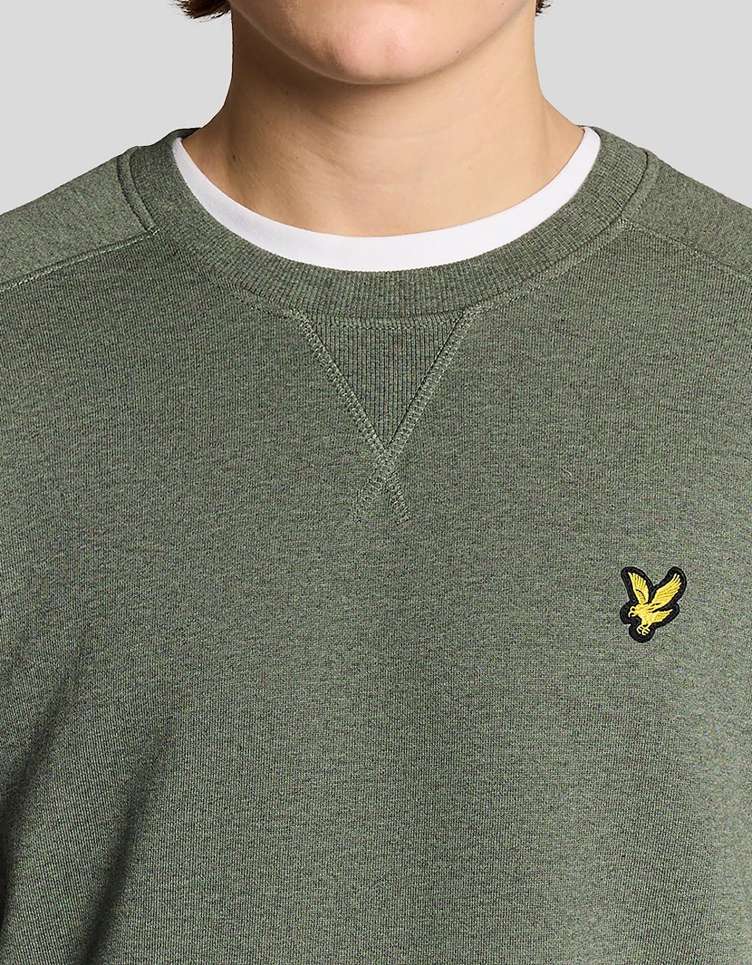 Cotton Marl Raglan Sweatshirt