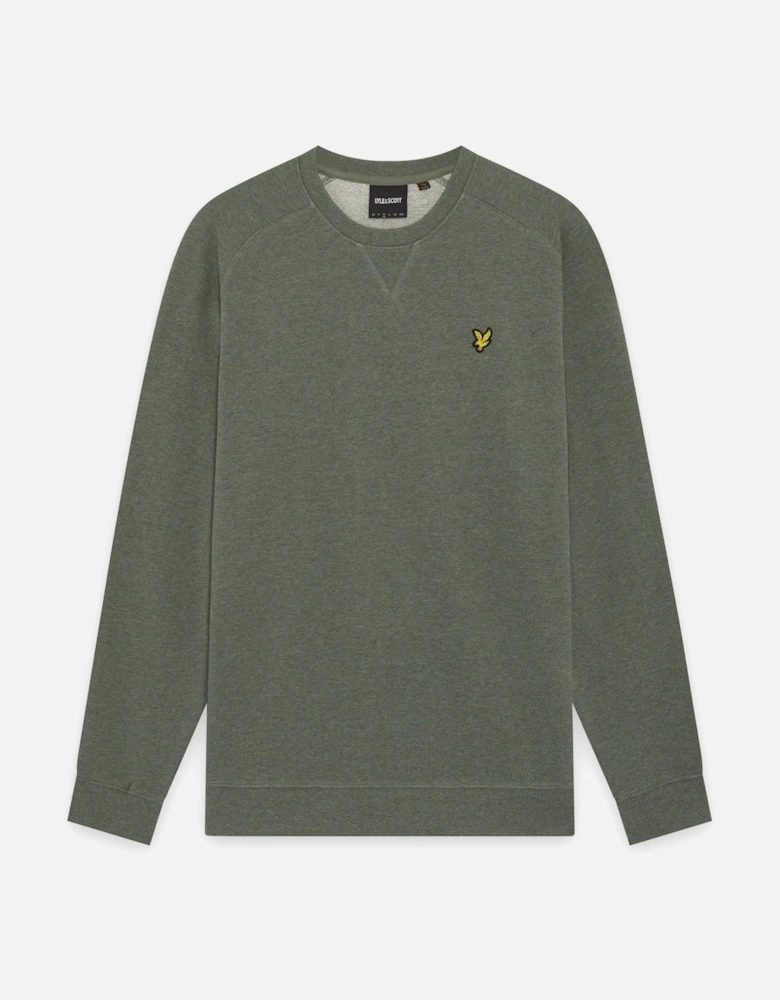 Cotton Marl Raglan Sweatshirt
