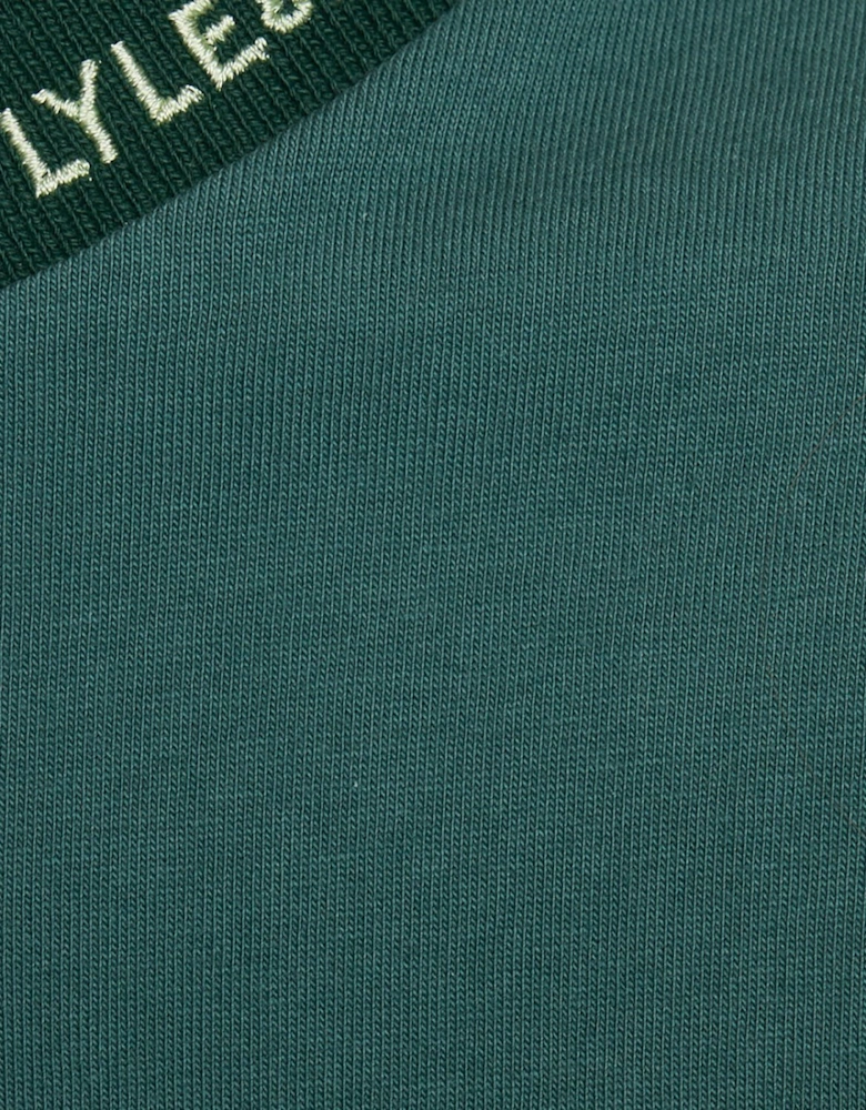 Tipped Collar Logo T-Shirt