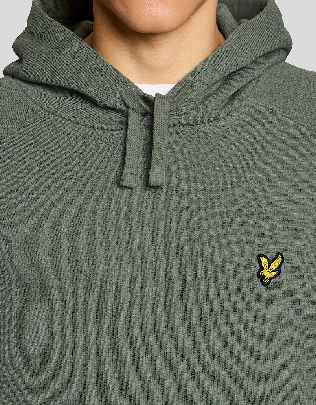 Cotton Marl Raglan Hoodie