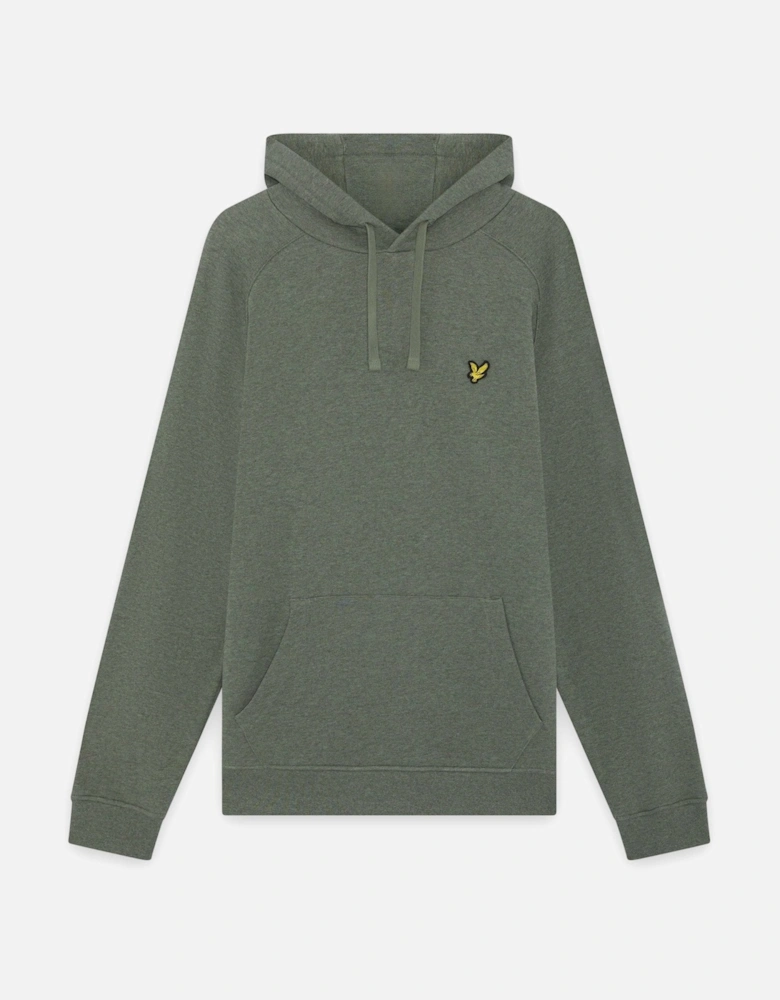 Cotton Marl Raglan Hoodie