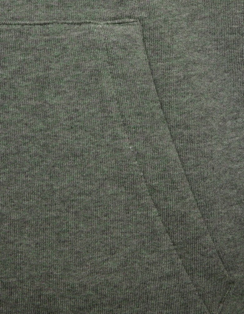 Cotton Marl Raglan Hoodie